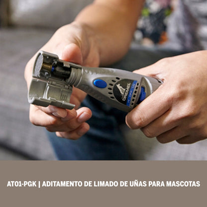 Dremel Acople De Mototool - Guía Protectora Para Limado De Uñas Para Mascotas - 6 Piezas (Modelo AT01-PGK)