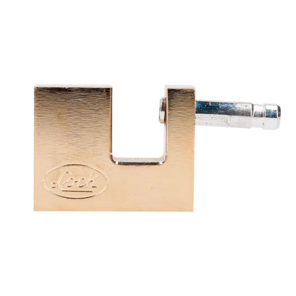 L22C70TLBB Candado de acero anti-cizalla  70 mm con llave tetra, latón brillante, Lock