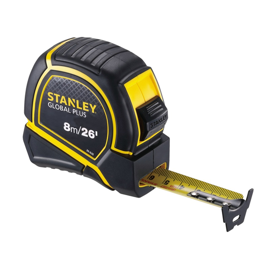 30-626 Flexómetro 8m X 1" Global Plus Stanley