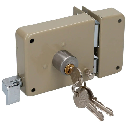 26CS Cerradura de sobreponer clásica, derecha, Lock