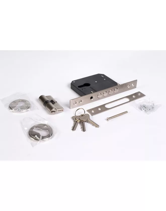 34608 Cerradura de incrustar auxiliar 4 pasadores, backset 50 mm