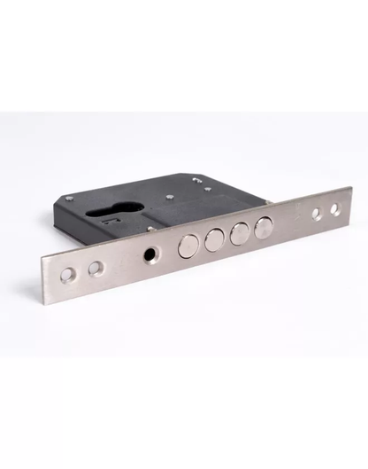 34608 Cerradura de incrustar auxiliar 4 pasadores, backset 50 mm