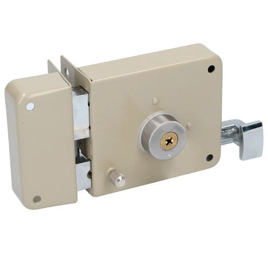 13CS Cerradura de sobreponer instala fácil con llave tetra, izquierda, Lock