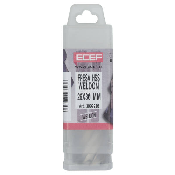 Broca anular de carburo de tungsteno 24 X 42 mm (15/16" X 1-21/32") para inox Ecef