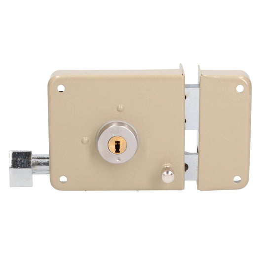 14CS Cerradura de sobreponer instala fácil con llave de punto, derecha, Lock