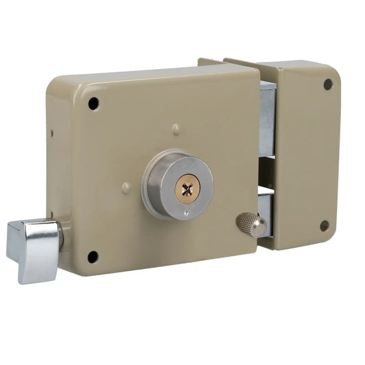 20CS Cerradura de sobreponer clásica con llave tetra, derecha, Lock