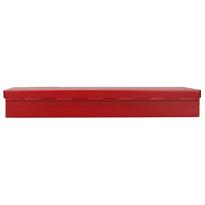 5396 Caja metálica usos múltiples roja 14" X 6" X 2"