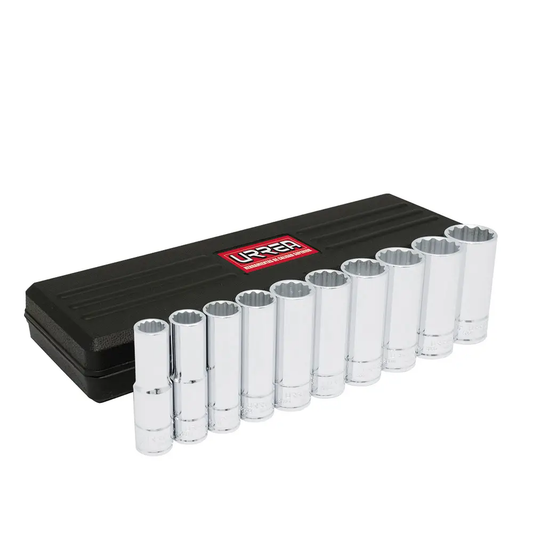 5400PH Juego de copas largas 12 pt cuadrante 1/2" 10 piezas en pulgadas