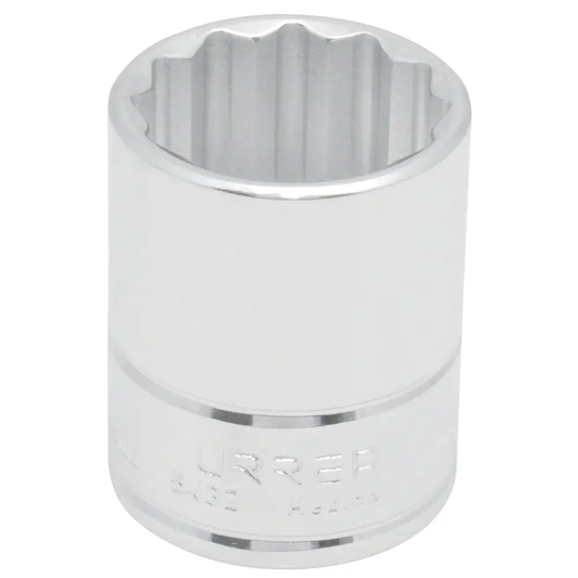 5436 Copa 12 pts cuadrante 1/2" de 1-1/8" recubierta en Ni-Cr, uso pesado, Urrea