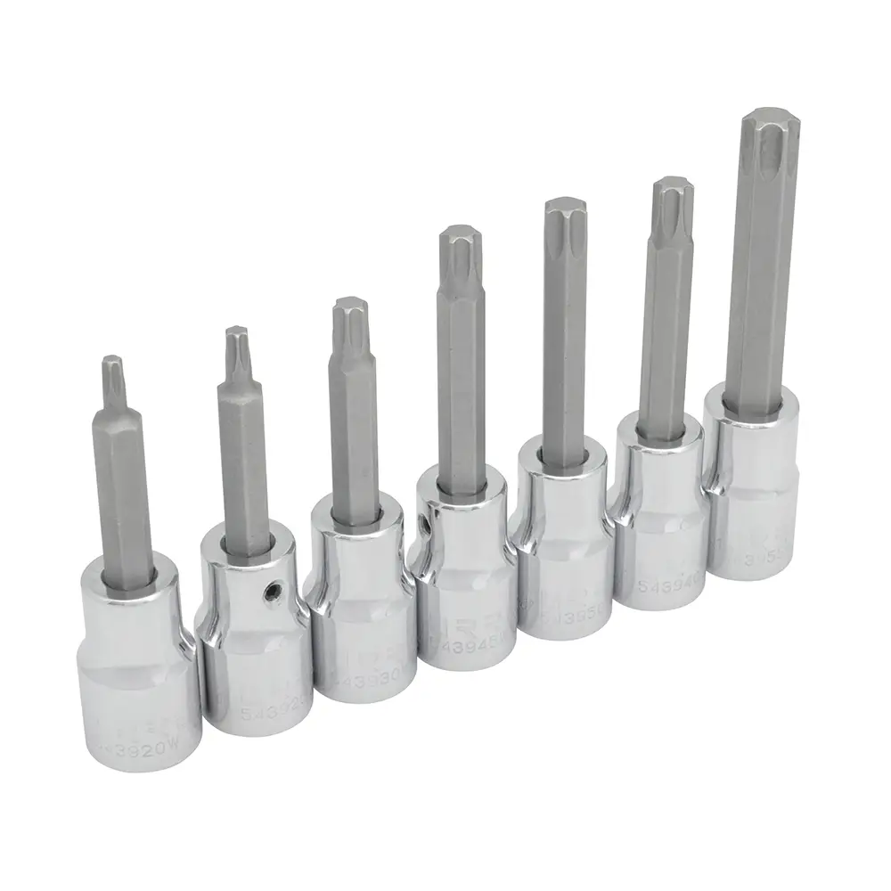 5439C Juego de copas punta Torx caudrante 1/2" 7 piezas T20 a T55