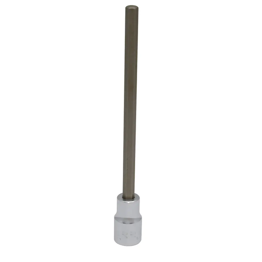 544110ML Copa punta hexagonal larga cuadrante 1/2" de 10 mm recubierta en Cr-Ni