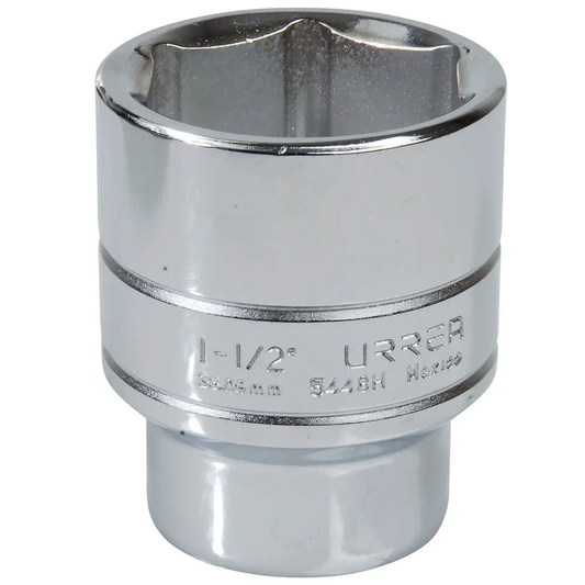 5448H Copa 6 pt cuadrante 1/2" de 1-1/2" recubierta en Cr-Ni