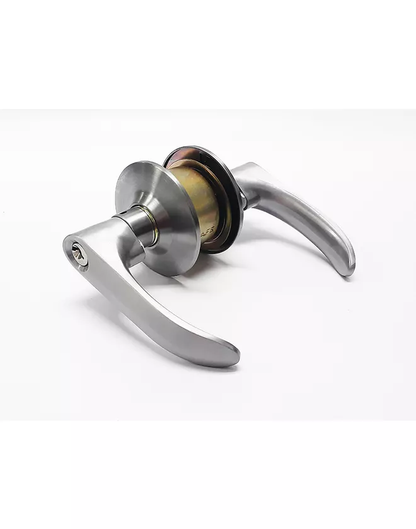 6853 Cerradura cilíndrica de manija acero inox Genova