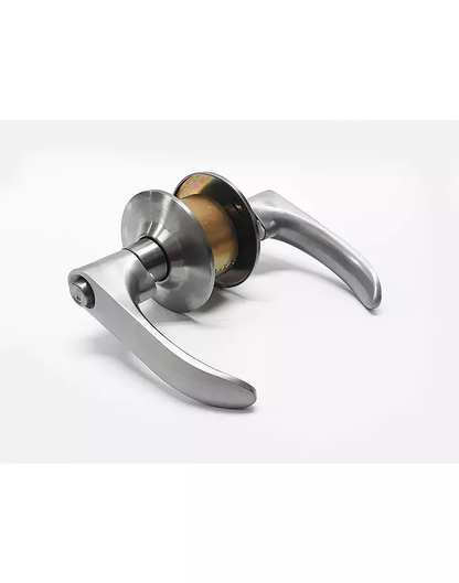 6853 Cerradura cilíndrica de manija acero inox Genova