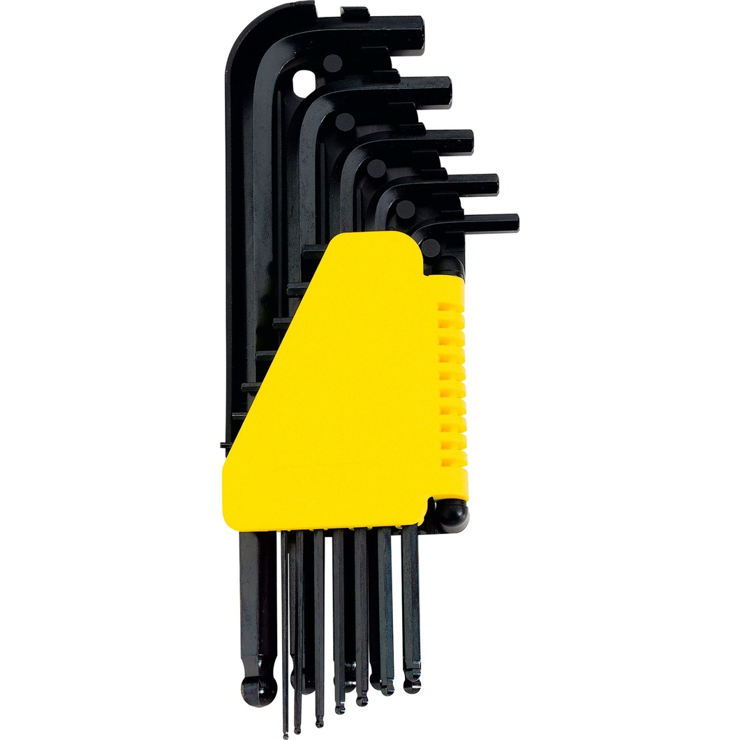 69-258 Juego de llaves hexagonales tipo bola 1/16" a 3/8" y 1.5 a 10 mm 21 piezas