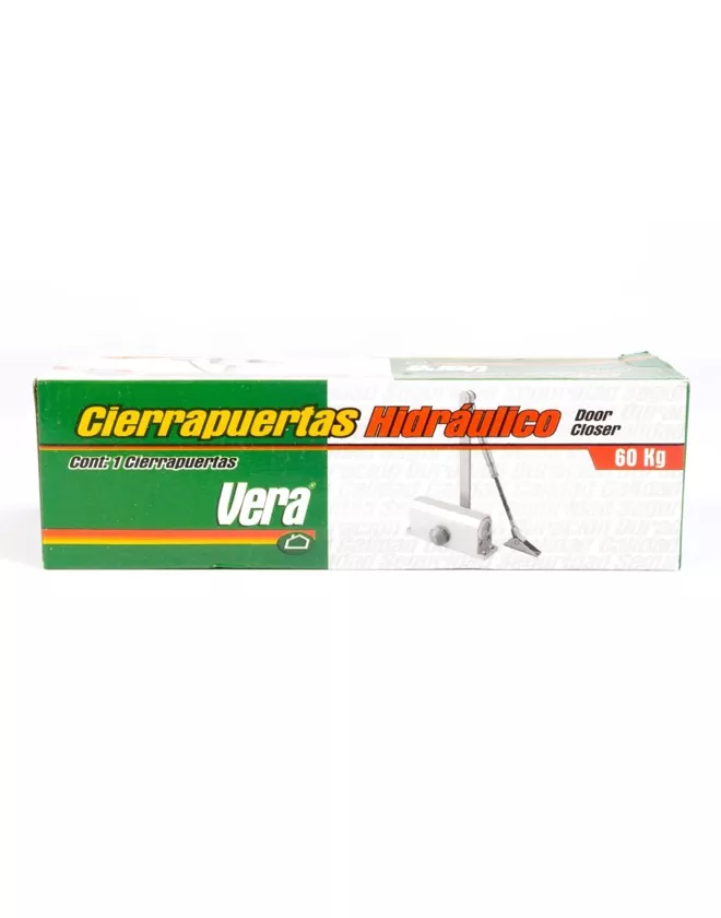 7319 Cierra puerta hidráulico de aluminio 60 kg Vera