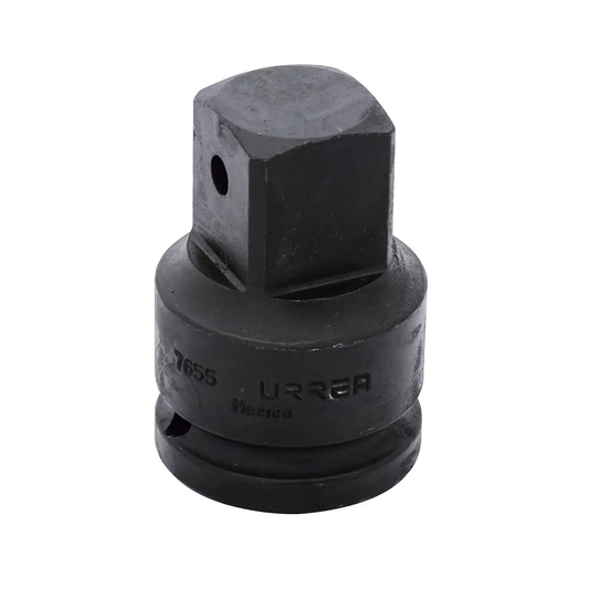 7655 Adaptador de impacto para copas 3/4" hembra a 1" macho, uso pesado, Urrea