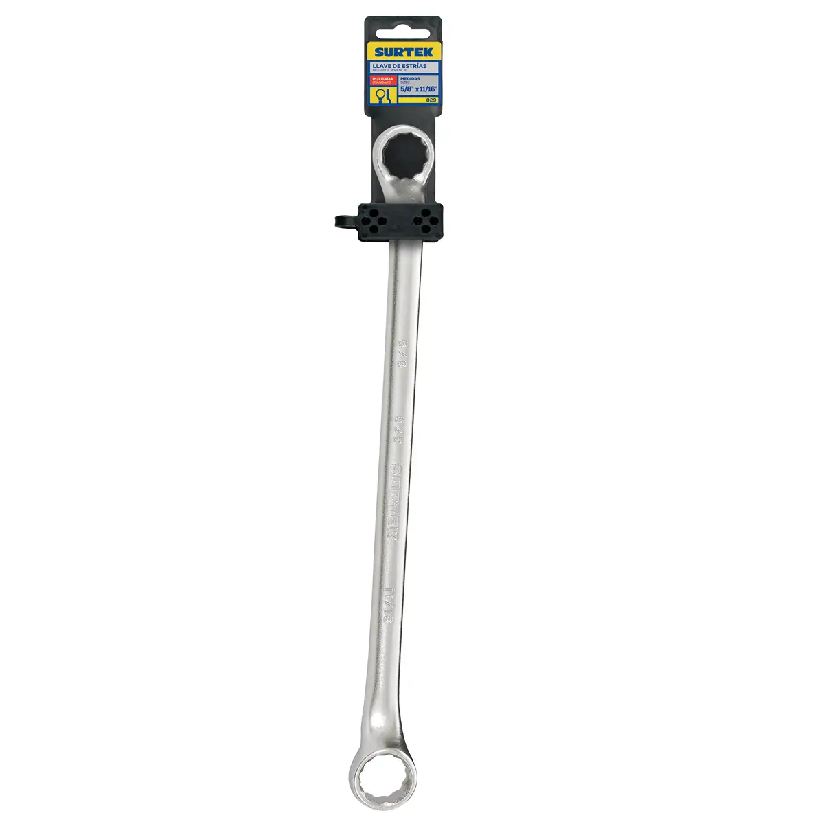 829 Llave estriada acodada 45° 5/8" X 11/16"