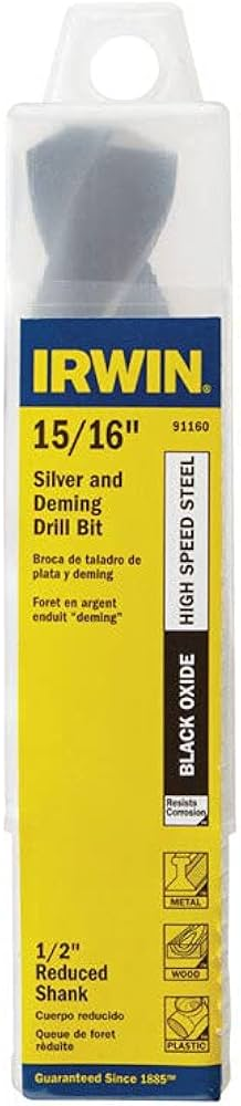 91160 Broca HSS reducida a 1/2" X 15/16" Irwin