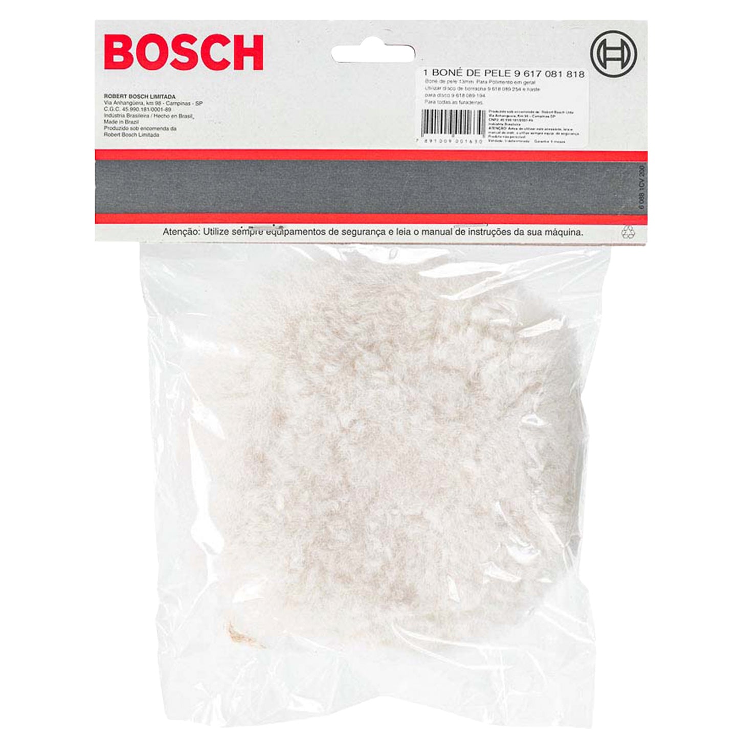 Bonete para Pulido con corda ajustável; 130mm