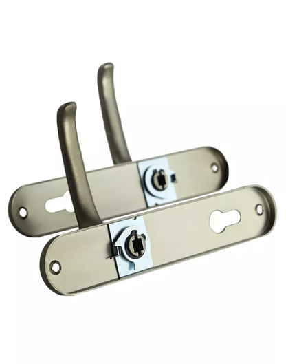 9853 Escudo Noruego para cerradura de incrustar