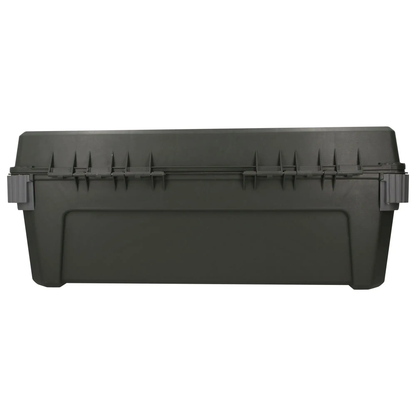 9921 Caja plástica con broches metálicos color negro 25" X 11" X 10"
