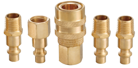 ACO502 Acoples rápdios set de 5 piezas de bronce