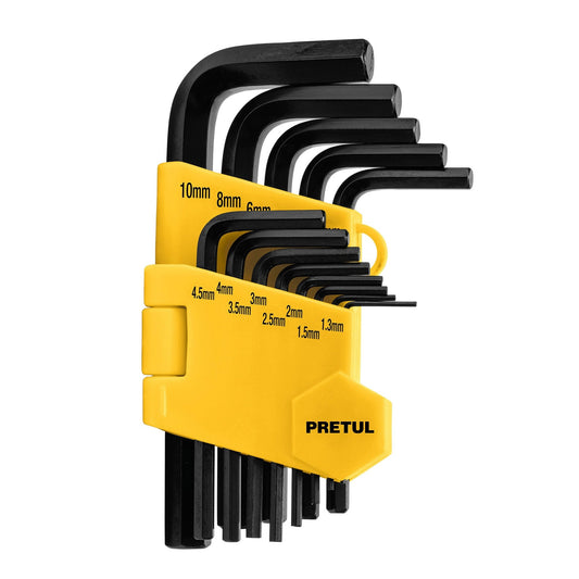 ALL-13M-P Juego de 13 llaves bristol métricas ccon organizador, Pretul