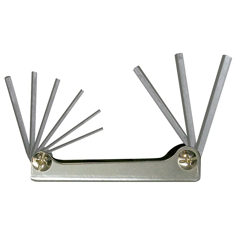 ALLFN9 Juego de llaves hexagonales tipo navaja 9 piezas 5/64" a 1/4", uso profesional, Surtek