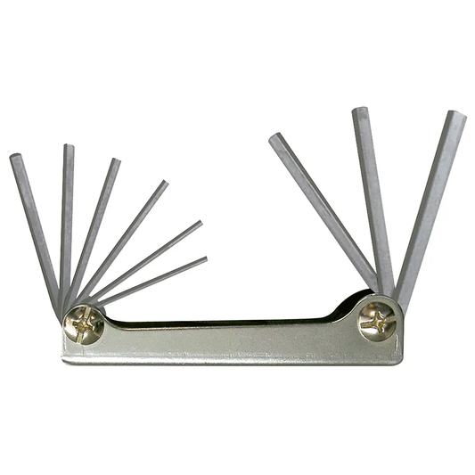 ALLFN9 Juego de llaves hexagonales tipo navaja 9 piezas 5/64" a 1/4", uso profesional, Surtek