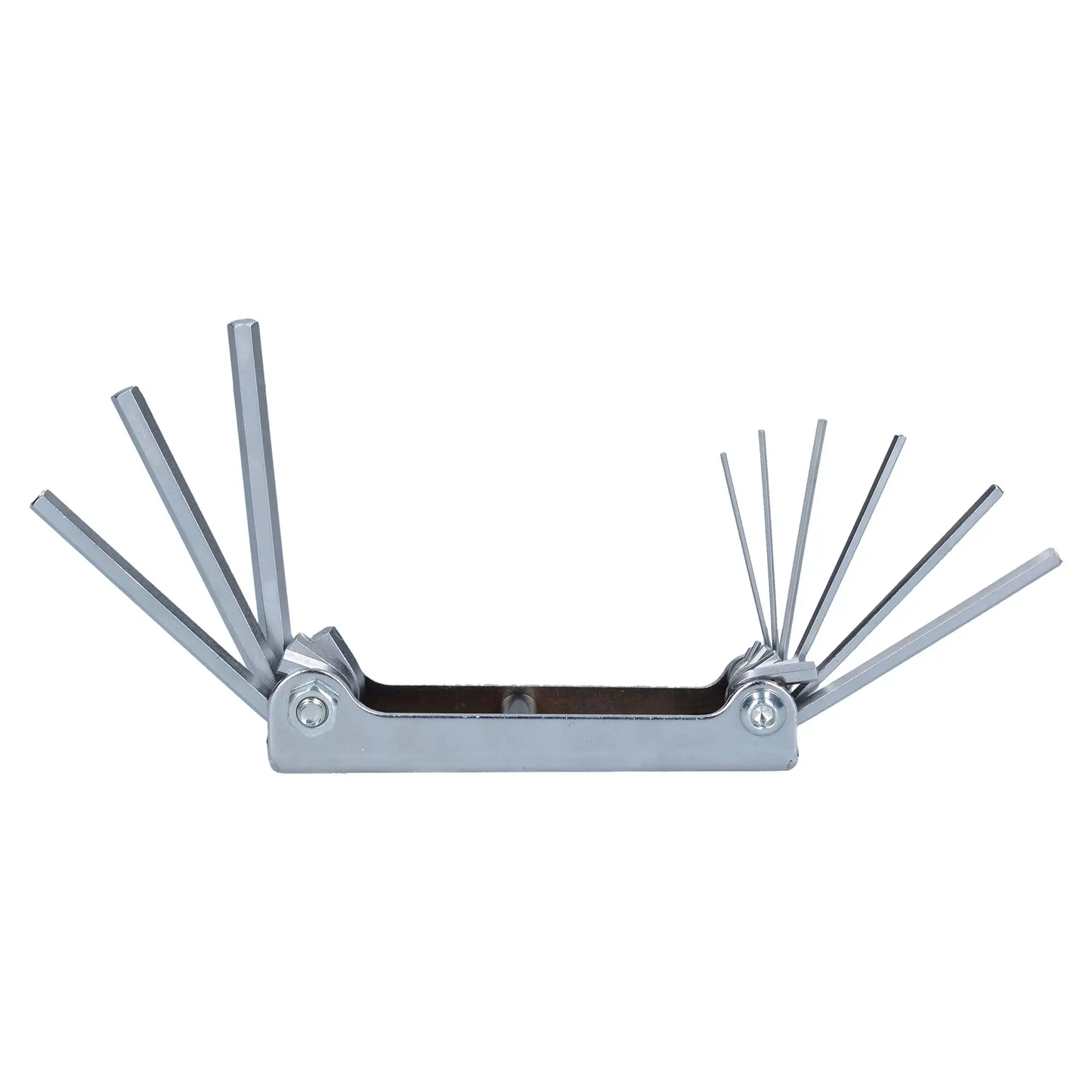 ALLFN9M Juego de llaves hexagonales tipo navaja 9 piezas 1.3 a 6 mm, uso profesional, Surtek