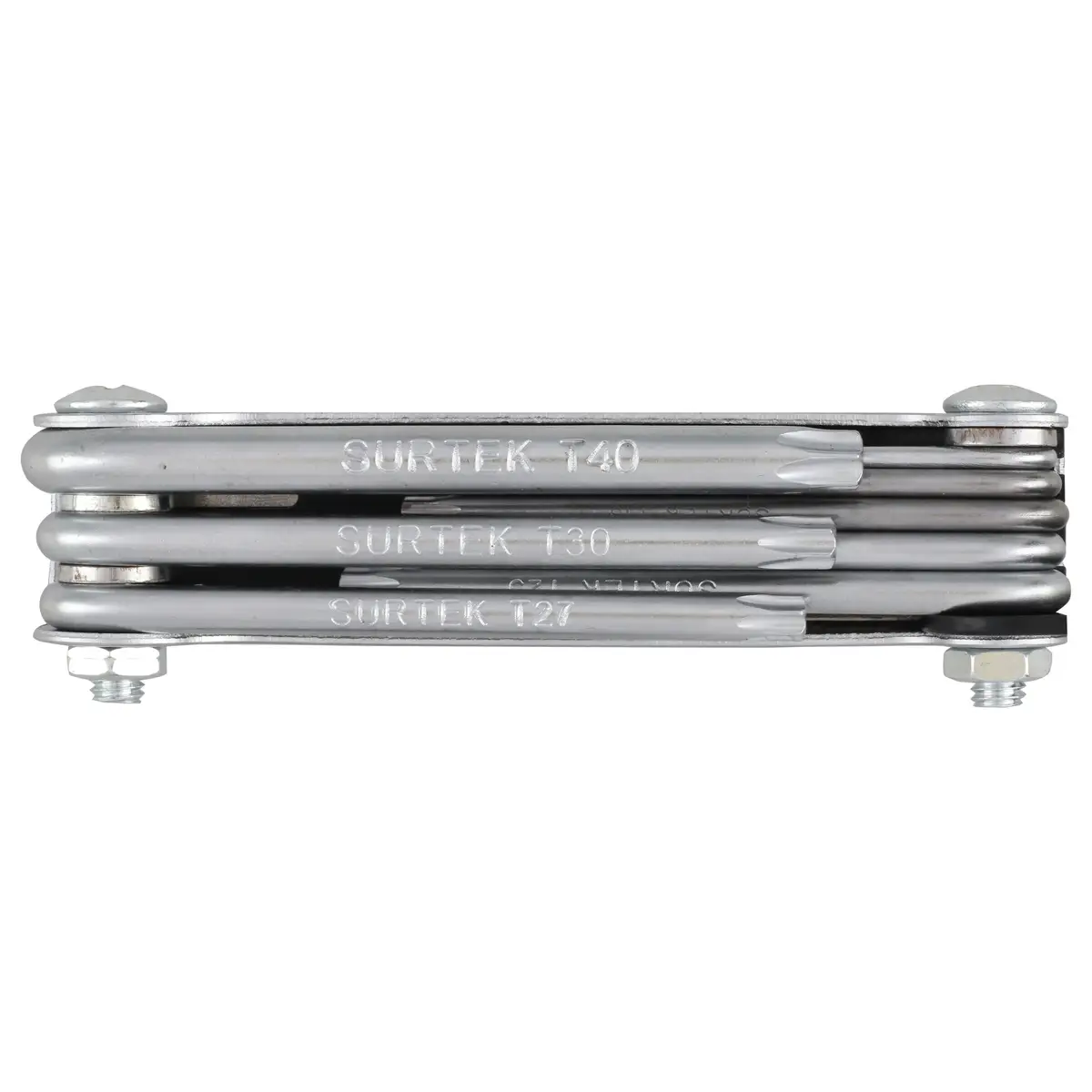 ALLFTN8 Juego de llaves torx tipo navaja 8 piezas T9 a T40, uso profesional, Surtek