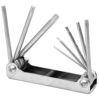 ALLFTN8 Juego de llaves torx tipo navaja 8 piezas T9 a T40, uso profesional, Surtek