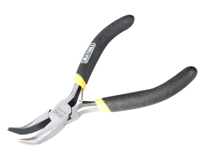 ALV345P Alicate mini curvo pulido 4.5"