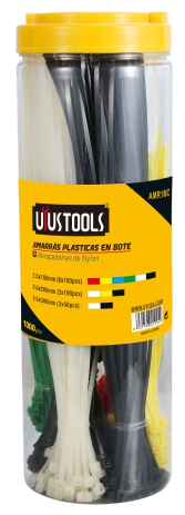 AMR1MC Set de amarres de colores 1000 piezas