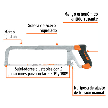 APT-12 Marco profesional de solera para segueta 12"