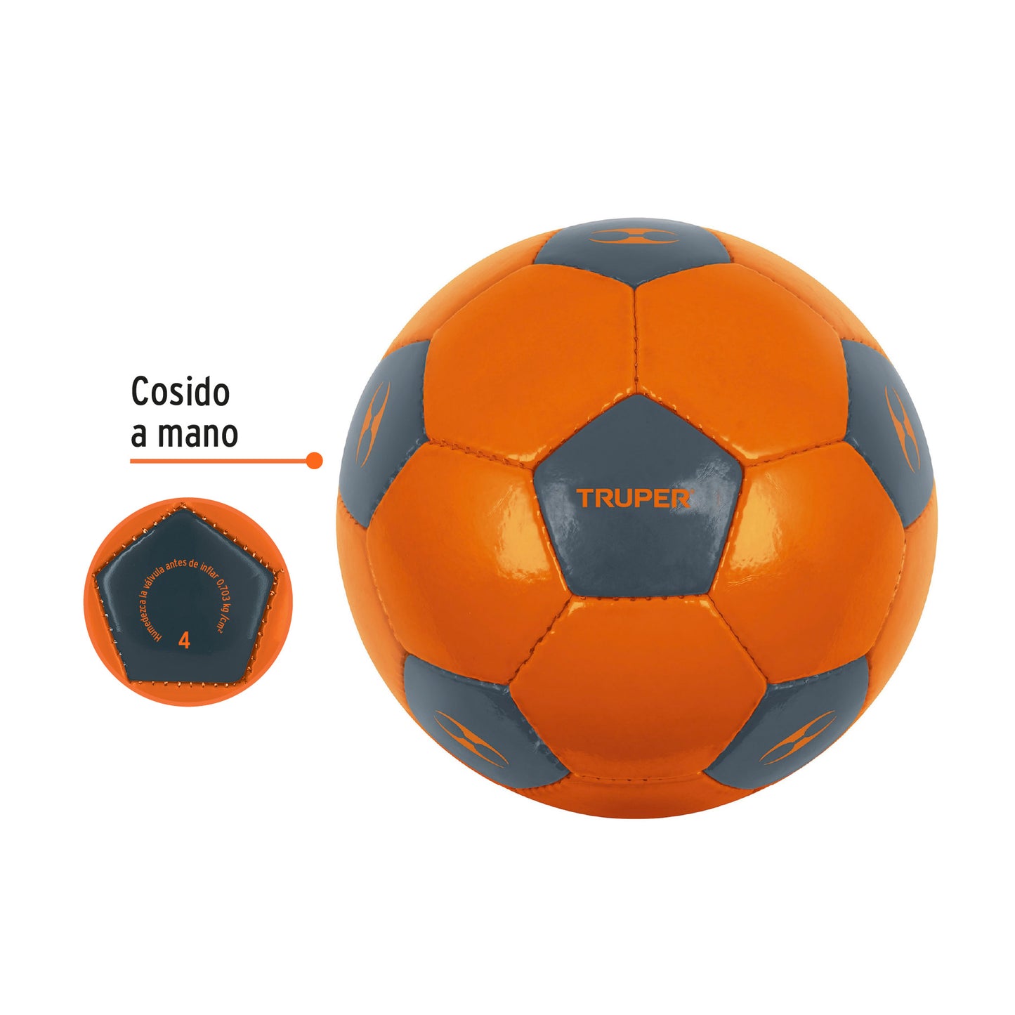 BAL-F4 Balón de fútbol, No. 4