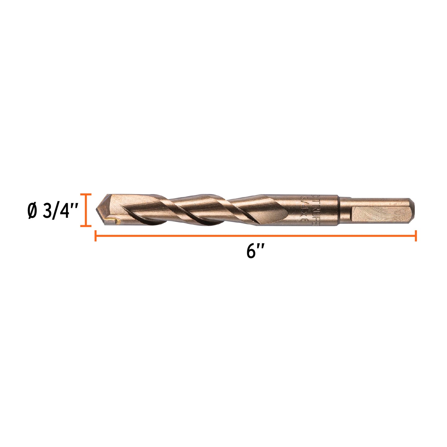 BCT-3/4X6 Broca para concreto, 3/4 x 6'