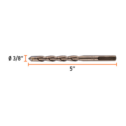 BCT-3/8X5 Broca para concreto, 3/8 x 5'
