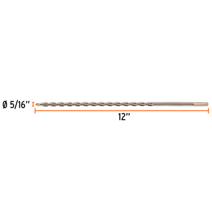 BCT-5/16X12 Broca para concreto, 5/16 x 12'
