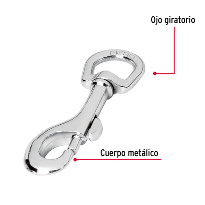 BDZ-4-1/4 Mosqueton, de zinc, 4¼'