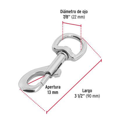 BDZ-4 Mosqueton, de zinc, 4'