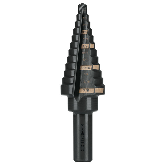 BES-12 Broca escalonada óxido negro 12 escalones 3/16” a 7/8”