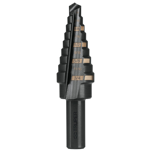 BES-9 Broca escalonada óxido negro 9 escalones ¼” a 3/4”