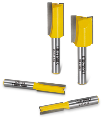 BF21225 Fresa recta de dos filos 1/2" vástago 1/4"