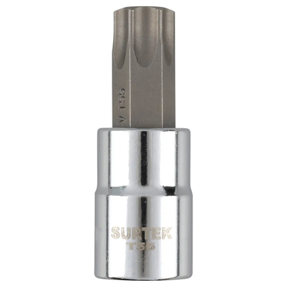 BF51T55 Copa punta Torx cuadrante 3/8" T55 recubierta en Cr-Ni