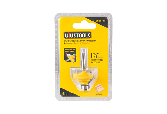 BF83817 Broca fresa clasica y moldura c/r 1-3/8"-17.5mm uyus