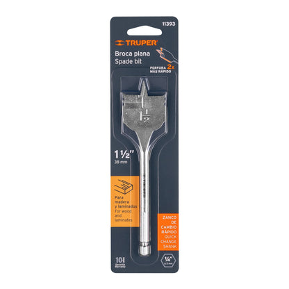 BPT-1-1/2 Broca espada para madera, 1-1/2"