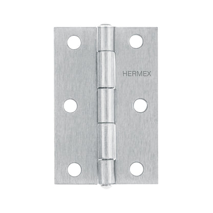 BR-300 Bisagra 3" X 2" acero inox pulido, incluye tornillería