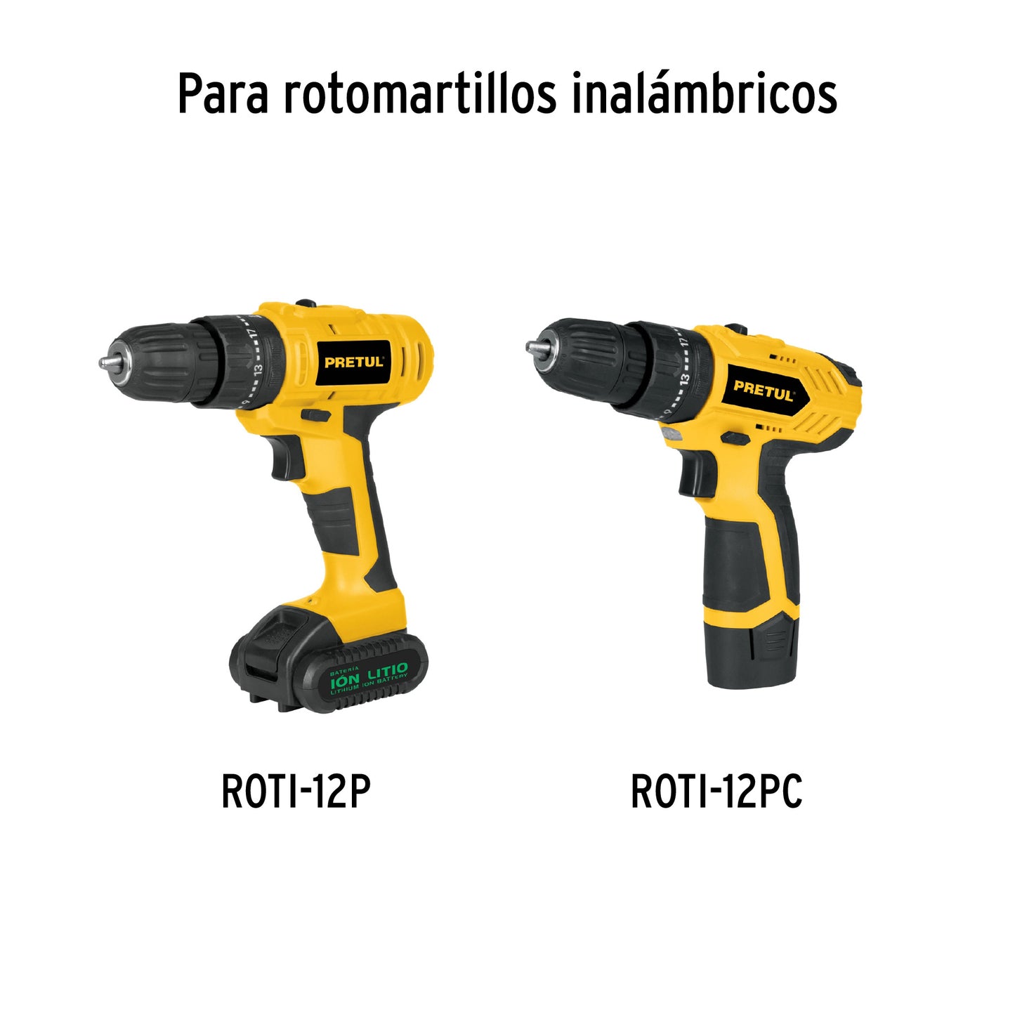BRO-TR-12P Broquero repuesto para TALI-20P/12PC/12P y ROTI-12P/12PC